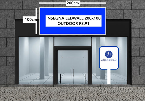 SIGNLED 200x100 cm. (insegna a led)